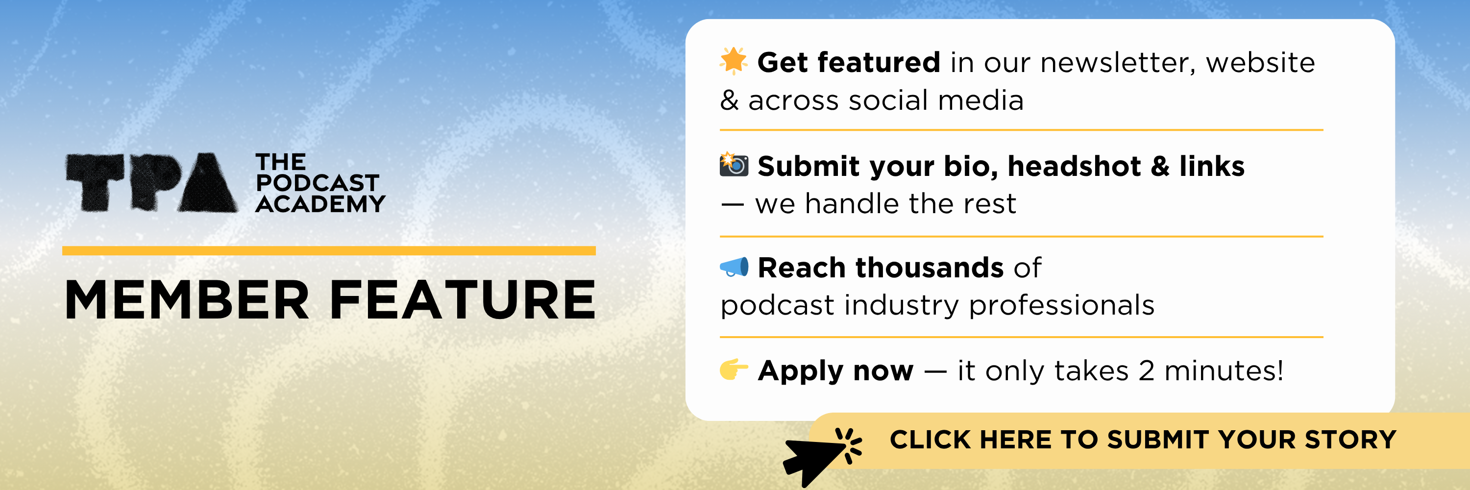 Member Feature Banner